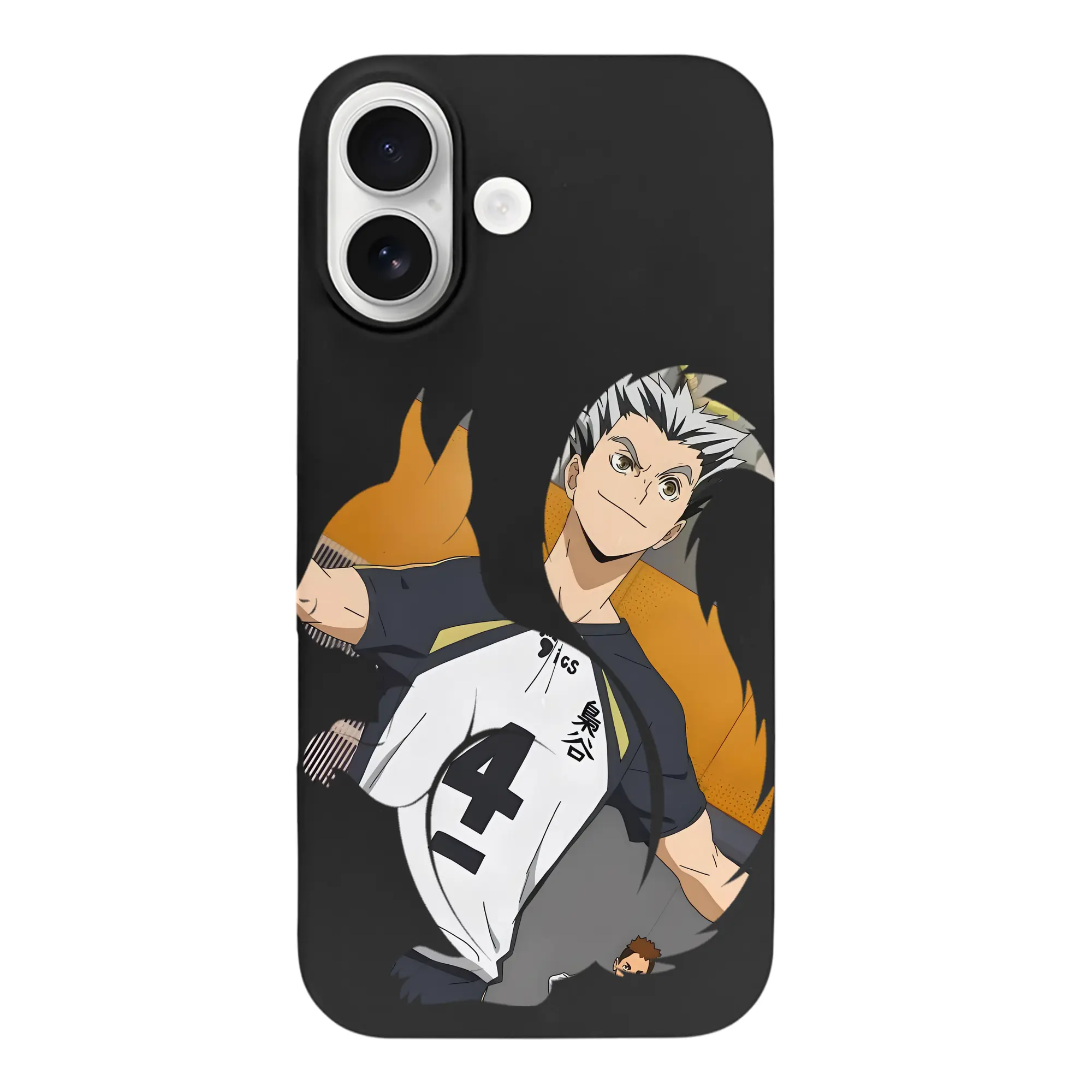 ハイキュー!! グッズ,木兎光太郎 - iPhone 17 シリーズ シリコンケース 薄型 耐衝撃 指紋防止 ソフトタッチカバー 精密フィット 傷防止 保護ケース iPhone 17/17 Air/17 Pro/17 Pro Max 対応